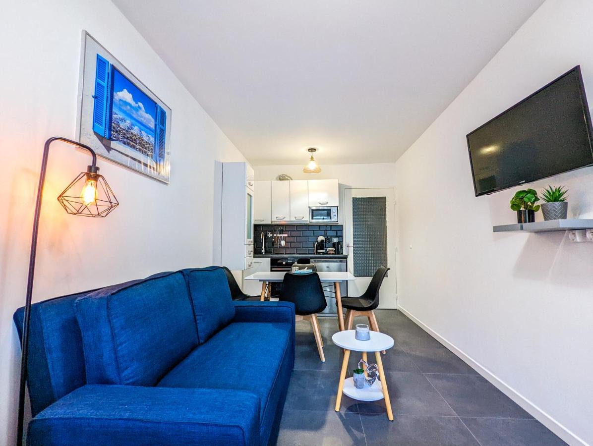 1 Min To The Beach Apartment - Kitchen - Tramway - Air Conditioner - Wifi - Promenade Des Anglais Nisa Exterior foto