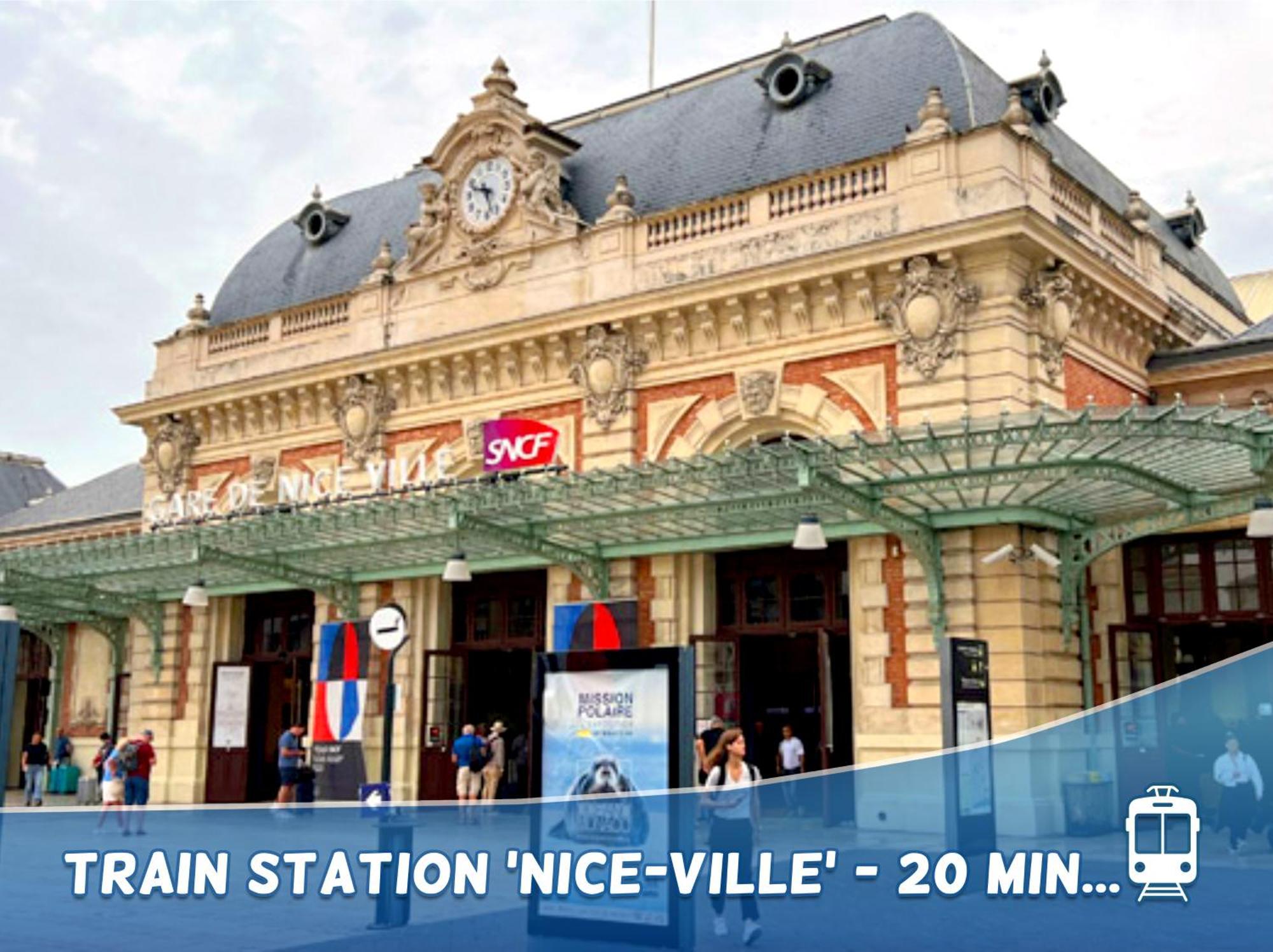 1 Min To The Beach Apartment - Kitchen - Tramway - Air Conditioner - Wifi - Promenade Des Anglais Nisa Exterior foto
